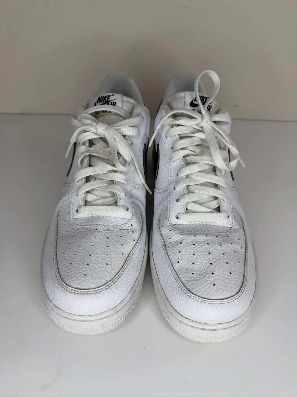 Nike Air Force 1 Low '07 White Black Sneakers CT2302-100 Men’s Size 47.5 US 13